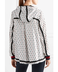 The Upside Witch Mountain Ash Printed Shell Jacket White