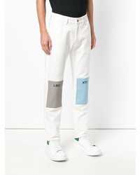Raf Simons Colour Block Fitted Jeans