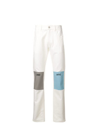 Raf Simons Colour Block Fitted Jeans