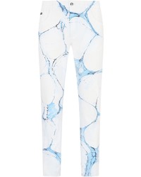 Dolce & Gabbana Cracked Print Jeans