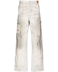 Heron Preston Distressed Effect Straight Leg Trousers