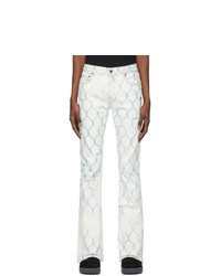Off-White Fence Stacked Skinny Jeans