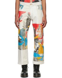 Bethany Williams Off White Cotton Trousers
