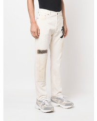 Palm Angels Palm Tree Patch Straight Leg Jeans