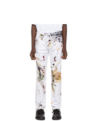 Off-White White Dirty Jeans