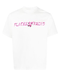 PLACES+FACES Logo Print Cotton T Shirt