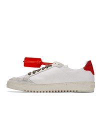 Off-White White And Red Low 20 Sneakers