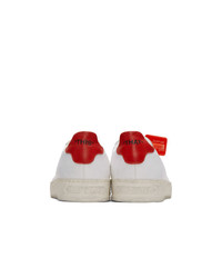 Off-White White And Red Low 20 Sneakers