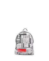 Versace Headline Print Backpack