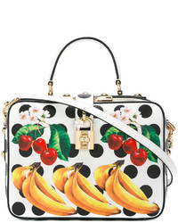 Dolce & Gabbana Fruit Print Satchel