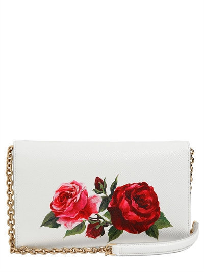Clutches Dolce & Gabbana - Floral print Dauphine wallet bag -  BI1028AI922HAH41