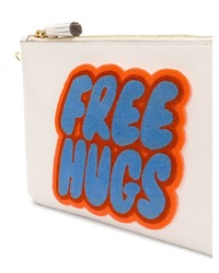 Anya Hindmarch Free Hugs Clutch Bag
