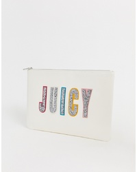 Juicy Couture Glitter Logo Pouch