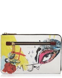 Marc Jacobs Large Collage Print Zip Pouch