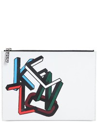 Kenzo Printed Leather Pouch