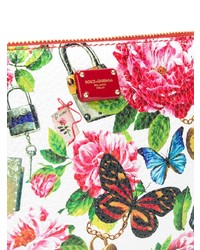 Dolce & Gabbana Secret Butterfly Print Chain Clutch