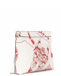 Loewe T Pouch Printed Leather Clutch