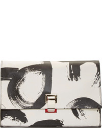 Proenza Schouler White Abstract Print Small Lunch Bag