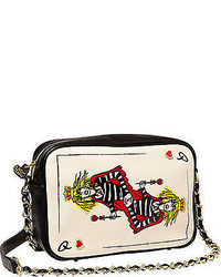 Betsey Johnson Bj33720 Poker Face Crossbody Betsey As Queen Of Hearts Lady Luck