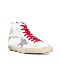 Golden Goose Deluxe Brand Embroidered Sneakers