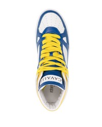 Roberto Cavalli Logo Print High Top Sneakers