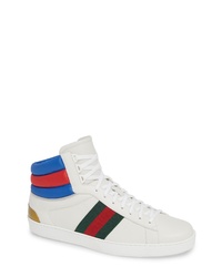 Gucci New Ace Stripe High Top Sneaker