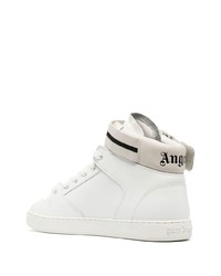 Palm Angels Palm Logo Print High Top Sneakers