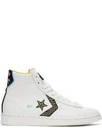 Converse White Peace Unity Sneakers