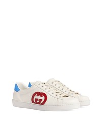 Gucci Ace Logo Patch Sneakers