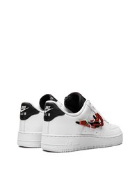Nike Air Force 1 Low Carabiner Swoosh Red Sneakers