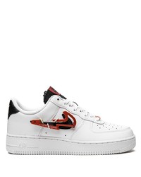 Nike Air Force 1 Low Carabiner Swoosh Red Sneakers