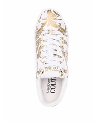 VERSACE JEANS COUTURE Baroque Logo Print Sneakers