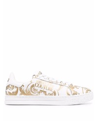 VERSACE JEANS COUTURE Baroque Logo Print Sneakers