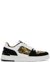 VERSACE JEANS COUTURE Black White Garland Starlight Sneakers