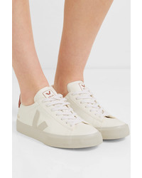 Veja Campo Rubber And Vegan Med Leather Sneakers