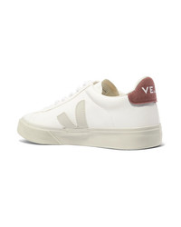 Veja Campo Rubber And Vegan Med Leather Sneakers