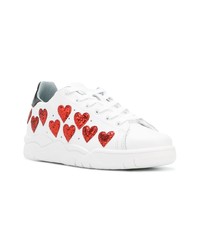 Chiara Ferragni Glitter Heart Sneakers