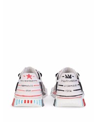 Dolce & Gabbana Graffiti Logo Print Sneakers