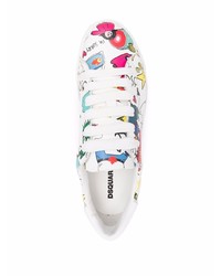 DSQUARED2 Graphic Print Sneakers