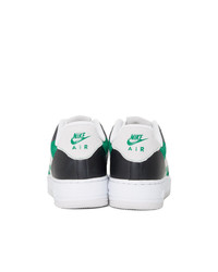 Nike Grey And Green Air Force 1 07 Prm 1fa19 Sneakers