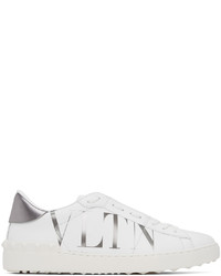 Valentino Garavani Grey White Vltn Open Sneakers