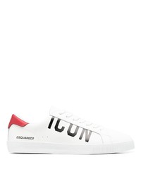 DSQUARED2 Icon Low Top Leather Sneakers