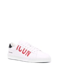 DSQUARED2 Icon Print Lace Up Sneakers