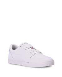 Tommy Hilfiger Leather Logo Print Sneakers