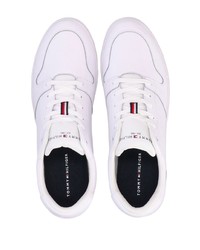 Tommy Hilfiger Leather Logo Print Sneakers