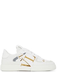 Valentino Garavani Leather Vl7n With Bands Low Sneakers