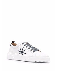Manuel Ritz Logo Embroidered Low Top Sneakers