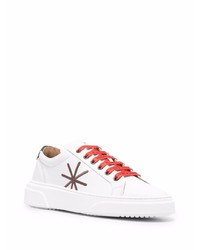 Manuel Ritz Logo Embroidered Low Top Sneakers