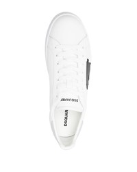 DSQUARED2 Logo Patch Low Top Trainers