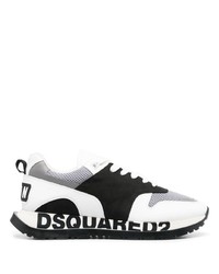 DSQUARED2 Logo Print Colour Block Sneakers